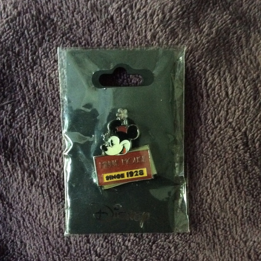 Minnie Mouse 1928 Monogram pin